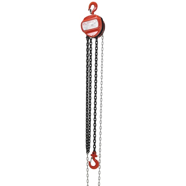 Vestil HCH-3-10 Manual Chain Hoist, 3K, 10 ft.