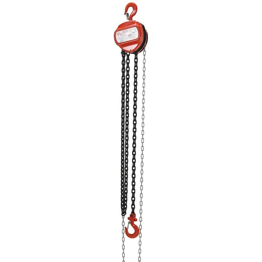 Vestil HCH-3-10 Manual Chain Hoist, 3K, 10 ft.
