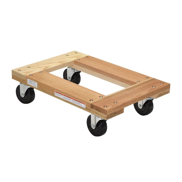 Vestil HDOF-1624-12 Hardwood Dolly - Open Deck