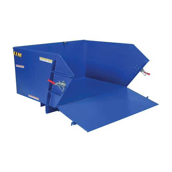 Vestil HDROP-100-LD Light Duty Self-Dumping Hopper 1 Cubic Yard 2000 lb