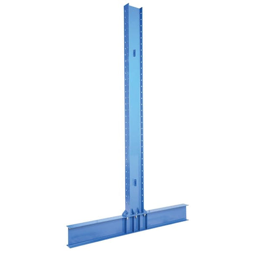Vestil HDU-C-12-48 Blue Heavy Duty Double Cantilever 12 ft Base Length 48" Arm
