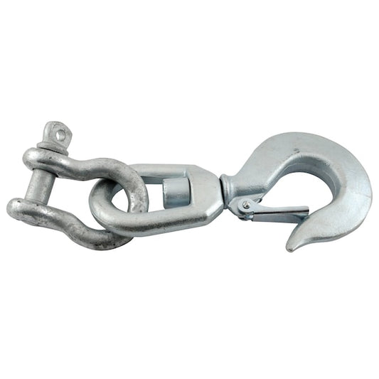 Vestil HOOK-S-10 Swivel Hook With Clevis, 10K cap
