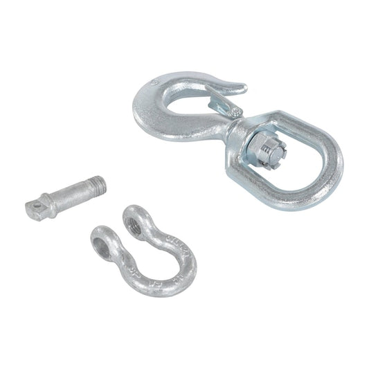 Vestil HOOK-S-4 Swivel Hook With Clevis, 4K cap