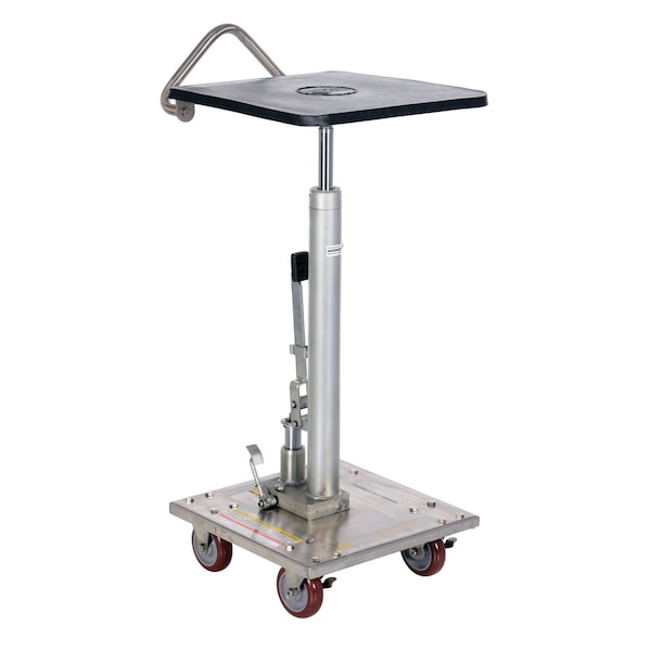 Vestil HT-02-1616A-PSS 16" X 16" Hydraulic Post Table, Load Cap. 200 lb.