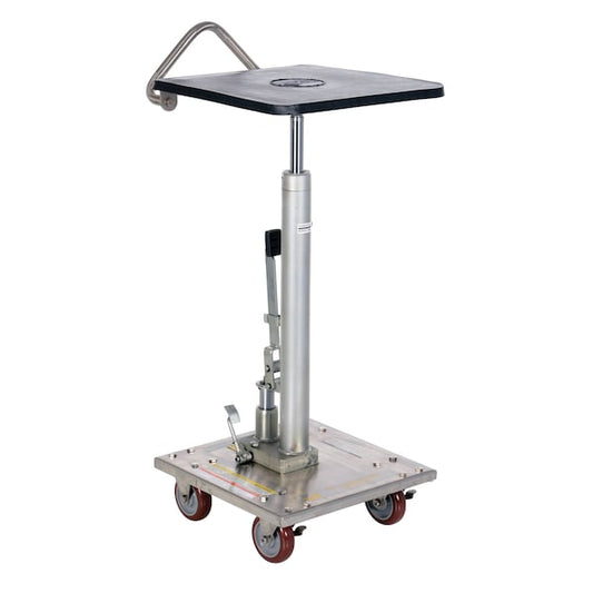 Vestil HT-02-1616A-PSS 16" X 16" Hydraulic Post Table, Load Cap. 200 lb.