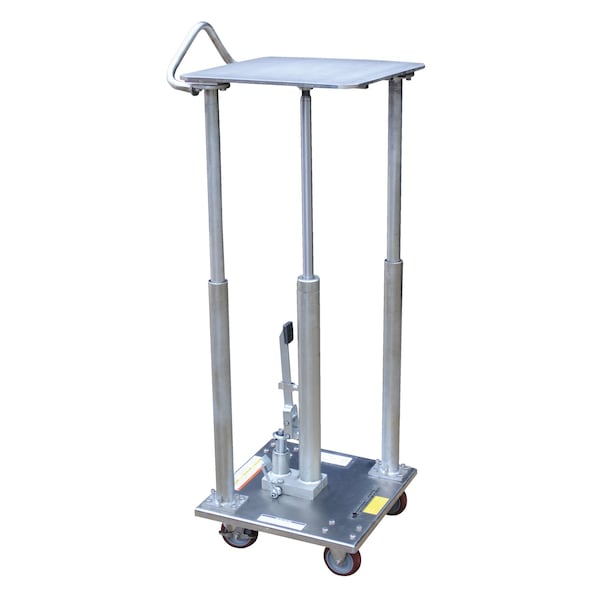 Vestil HT-05-1818A-PSS 18" X 18" Hydraulic Post Table, Load Cap. 500 lb.