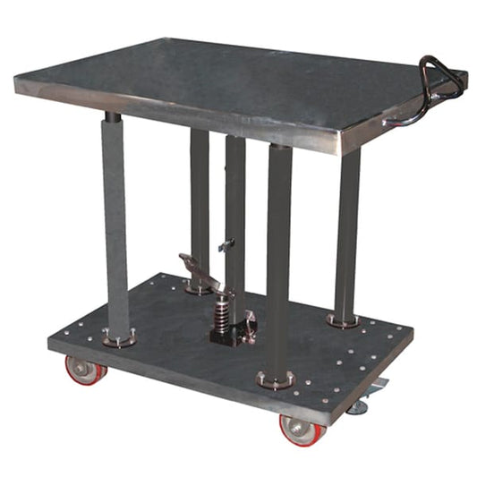 Vestil HT-20-2436A-PSS 24" X 36" Hydraulic Post Table, Load Cap. 2000 lb.
