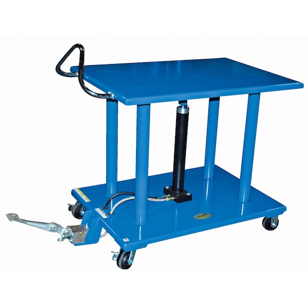Vestil HT-40-3042 30" x 42" Hydraulic Post Table, 4000 lb Capacity