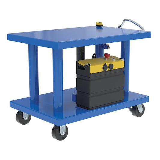 Vestil HT-60-3248-DC 32" x 48", Hydraulic Post Table, Load Cap. 6000 lb.