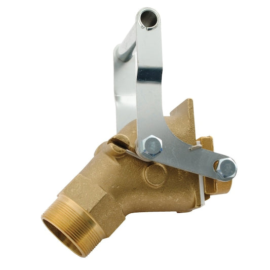 Vestil JDFT-B Manual Drum Faucet - Jumbo Brass