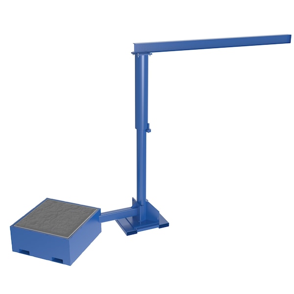 Vestil JIB-CBX-25-10-10-BC Port Offset Jib, Concrete, 10 ft., 250 lb.