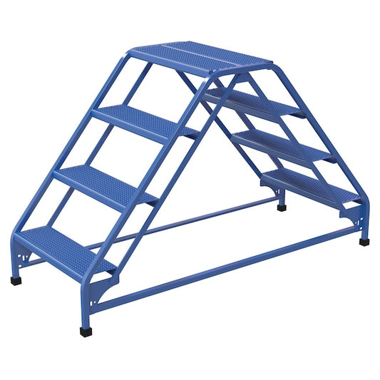 Vestil LAD-DD-26-4-P 3.33 ft Perforated Steel Stepladder