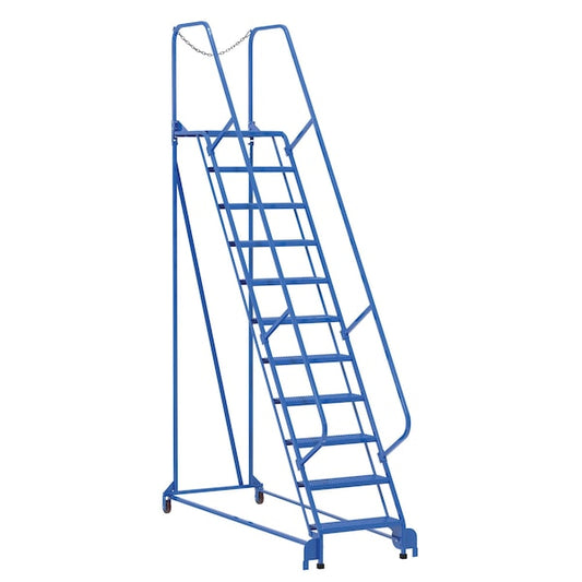 Vestil LAD-MM-11-P 140 H Steel Maintenance Ladder, 11 Steps