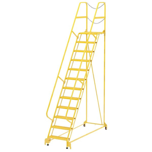 Vestil LAD-MM-12-G-YL 156 H Steel 12 Steps