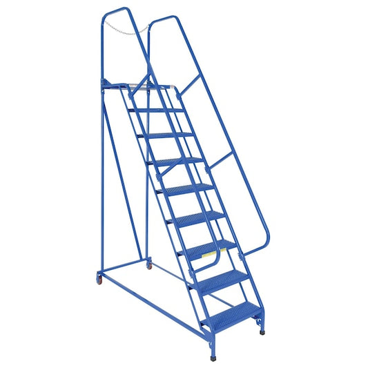 Vestil LAD-MM-9-P 120 H Steel Maintenance Ladder, 9 Steps