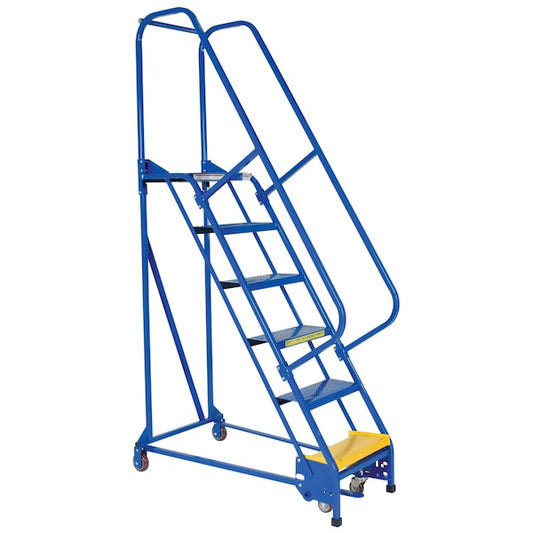 Vestil LAD-PW-18-6-P 90 H Steel PW Ladder, Perforated, 6 Step, 6 Steps