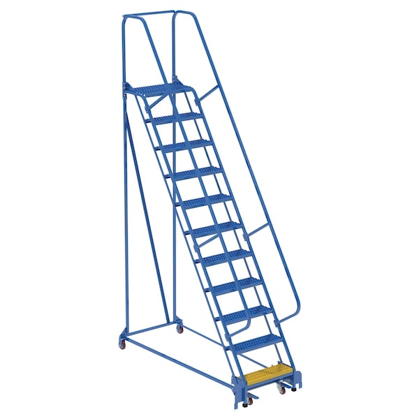 Vestil LAD-PW-26-11-G 140 H Steel PW Ladder, Grip Strut, 11 Step, 11 Steps