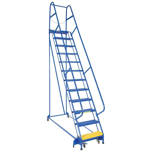 Vestil LAD-PW-26-12-P 156 H Steel PW Ladder, Perforated, 12 Step, 12 Steps
