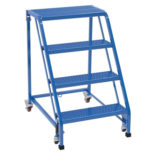 Vestil LAD-PW-26-4-P-NHR 40 H Steel PW Ladder, Perforated, 4 Step, No Rail, 4 Steps