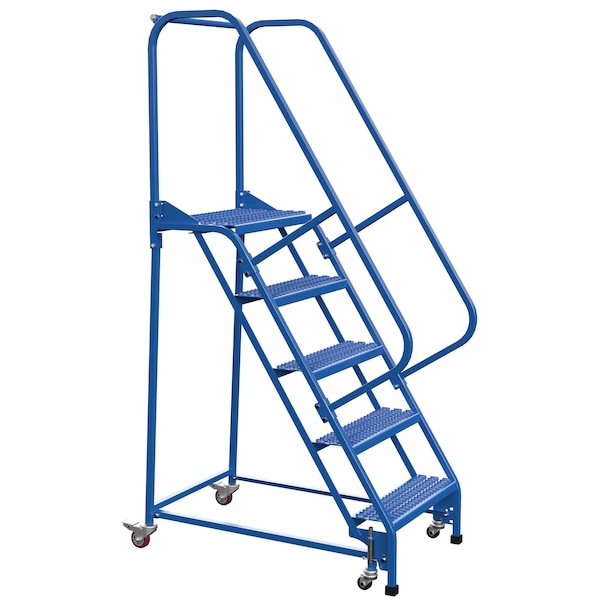 Vestil LAD-PW-26-5-G 80 H Steel PW Ladder, Grip Strut, 5 Step, 5 Steps