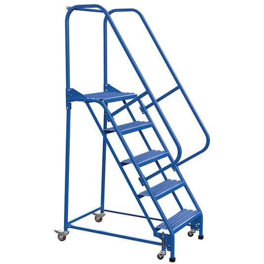 Vestil LAD-PW-26-5-G 80 H Steel PW Ladder, Grip Strut, 5 Step, 5 Steps