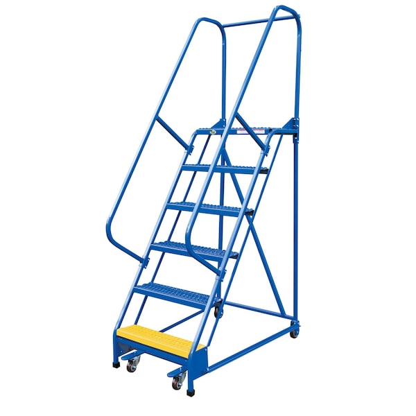 Vestil LAD-PW-26-6-G 90 H Steel PW Ladder, Grip Strut, 6 Step, 6 Steps