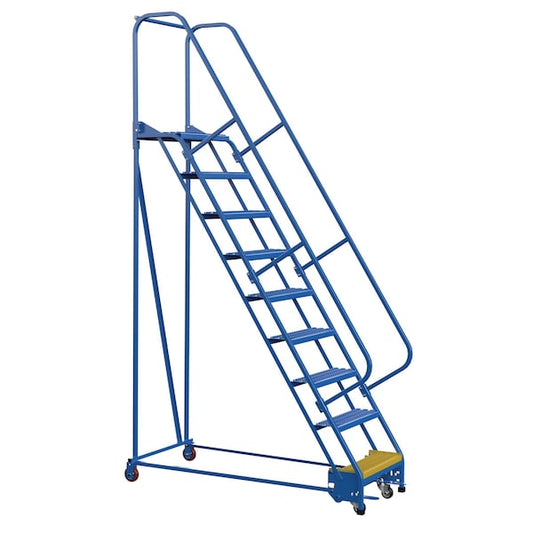 Vestil LAD-PW-26-9-G 120 H Steel PW Ladder, Grip Strut, 9 Step, 9 Steps