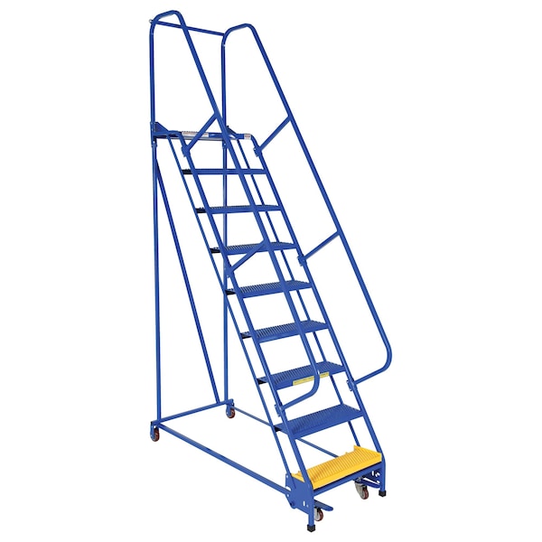 Vestil LAD-PW-26-9-P 120 H Steel PW Ladder, Perforated, 9 Step, 9 Steps