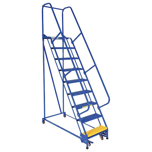 Vestil LAD-PW-26-9-P 120 H Steel PW Ladder, Perforated, 9 Step, 9 Steps