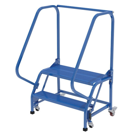 Vestil LAD-PW-32-2-P 50 H Steel PW Ladder, Perforated, 2 Step, 2 Steps