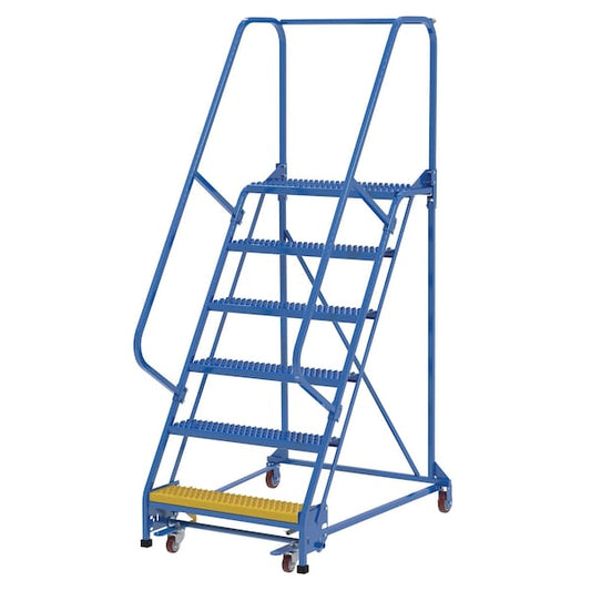 Vestil LAD-PW-32-6-G 90 H Steel PW Ladder, Grip Strut, 6 Step, 6 Steps