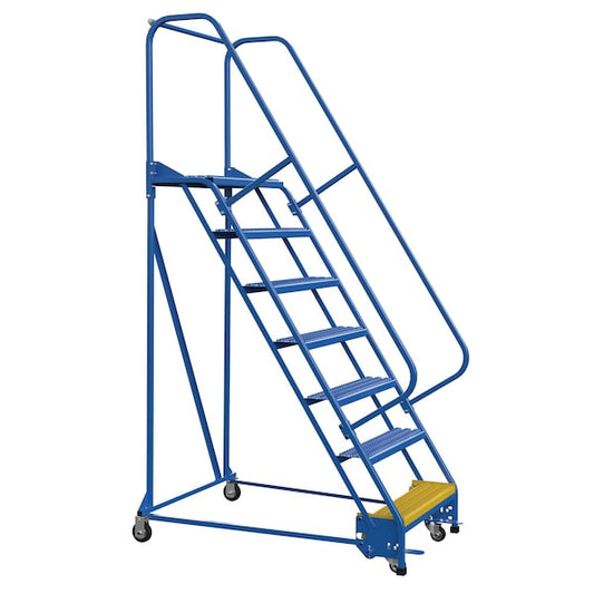Vestil LAD-PW-32-7-G 100 H Steel PW Ladder, Grip Strut, 7 Step, 7 in Steps