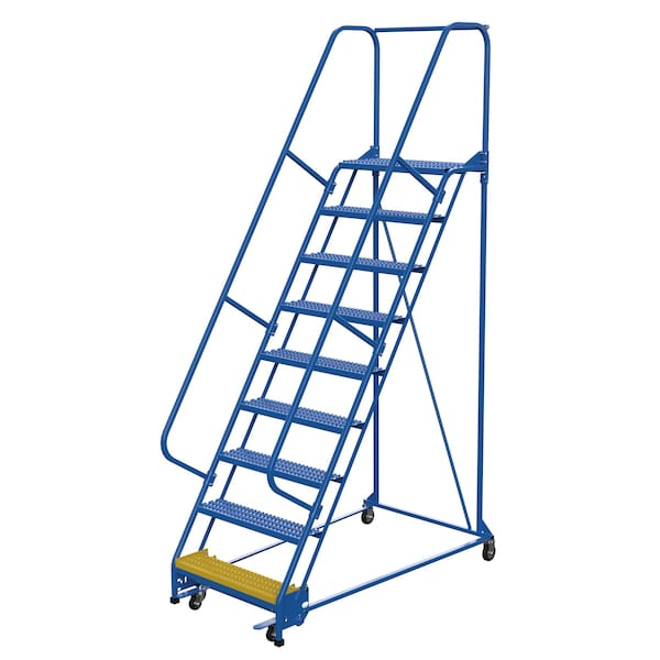 Vestil LAD-PW-32-9-G 120 H Steel PW Ladder, Grip Strut, 9 Step, 9 Steps