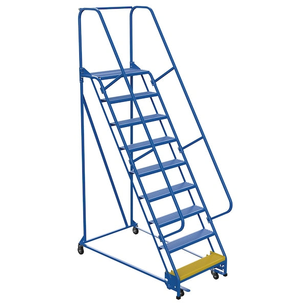 Vestil LAD-PW-32-9-P 120 H Steel PW Ladder, Perforated, 9 Step, 9 Steps