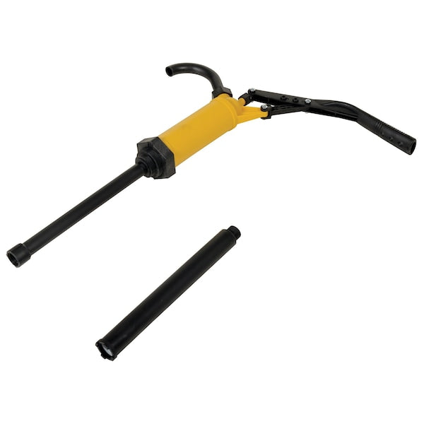 Vestil LDP-POLY-304 Drum Pump Lever Action Poly, SS, 2" Bung