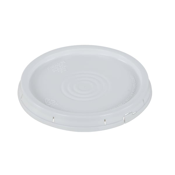 Vestil LID-54-PWT Tear Tab for Sizes 3-1/2, 5 and 6 Gal, White