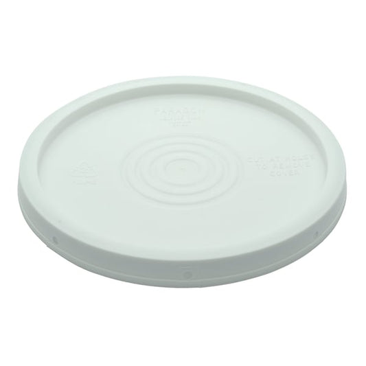 Vestil LID-54-PW White High Density Polyethylene (HDPE) Standard Lid, 12.5 in L, 12.5 in W, 1.5 H