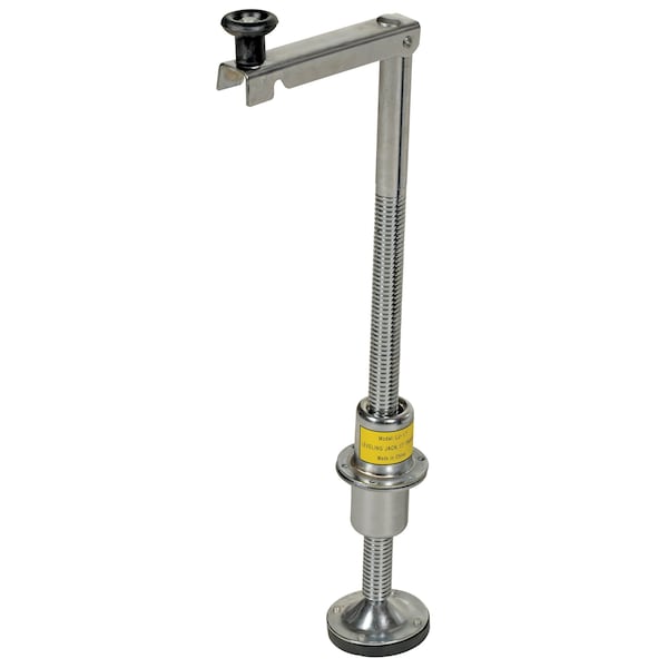 Vestil LJ-17 Leveling Jack Polished Chrome, 26.6"