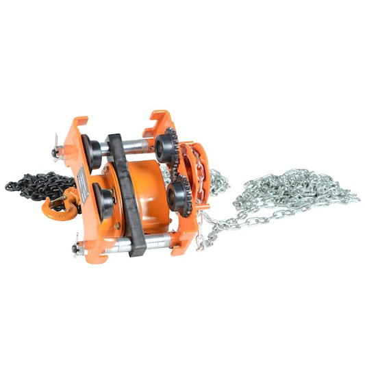 Vestil LOW-1G Low Headroom Chain Hoist Trolley Gear, 1K