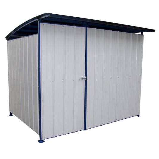 Vestil MDS-96-DR Steel Multi Duty Shed, Blue Frame