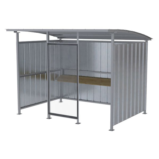 Vestil MDS-96-SM-HDG GALVANIZED MULTI- DUTY SMOKERS SHELTER 120 IN
