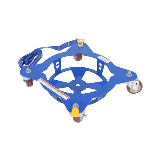 Vestil MPD-5 Multi-Pail Dolly With Pull Strap 150 lb Polyurethane Casters