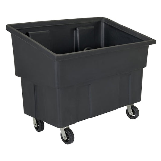 Vestil MPT-2 Storage Tote, 30-3/4 in L x 52-1/2 in W x 42-5/16 in H, Black, Polyethylene