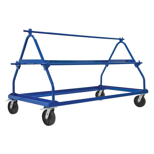 Vestil MSW-72-3 Shrink Wrap Roll Cart 3 Roll Capacity 450 lb Glass-Filled Nylon Caster