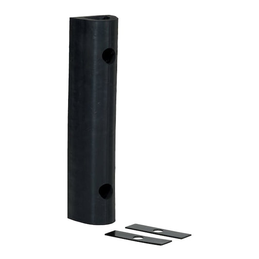 Vestil M-4-18 Extruded Rubber Fender Bumper, 18x4.25x4