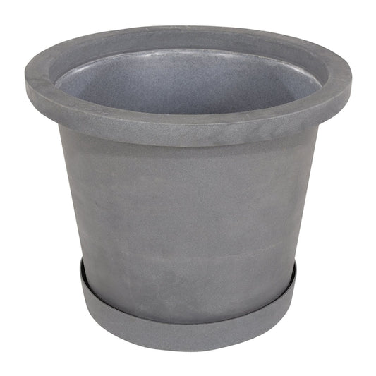 Vestil OG-IP-65-GGY INDUSTRIAL PLANTER, GRANITE GRAY