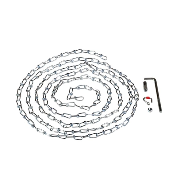 Vestil OH-15R CHAIN & HANGER W/REFLECTOR 15 FT
