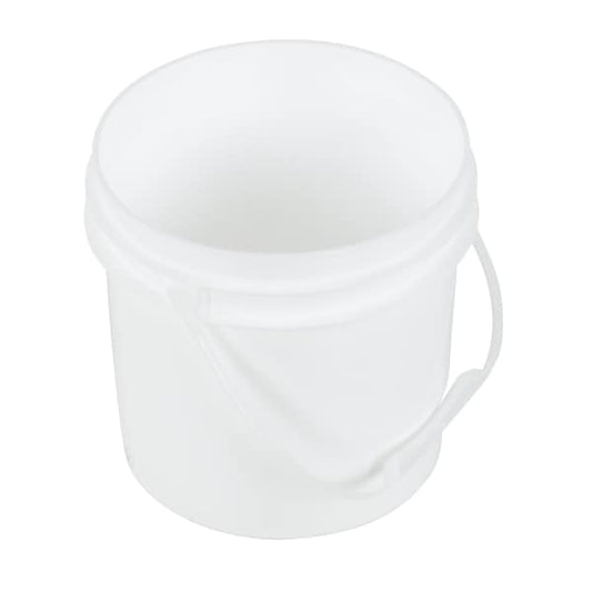 Vestil PAIL-1-PWP 1 Gal Open Head Pail with Plastic Handle, While