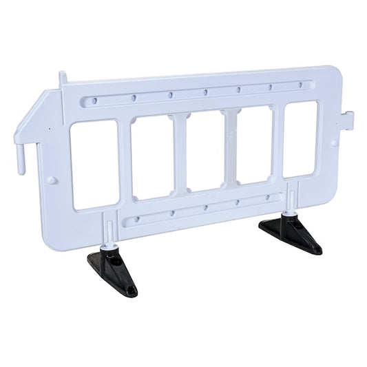 Vestil PBAR-72-W Plastic Barrier, 23 x 79 x 40, White