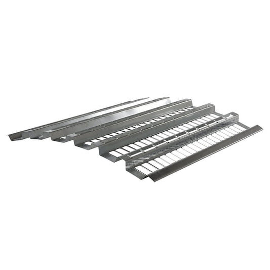 Vestil PCH-108 Open-Area Pallet Rack Decking 38.5"W x 108"L Gray Galvanized Steel
